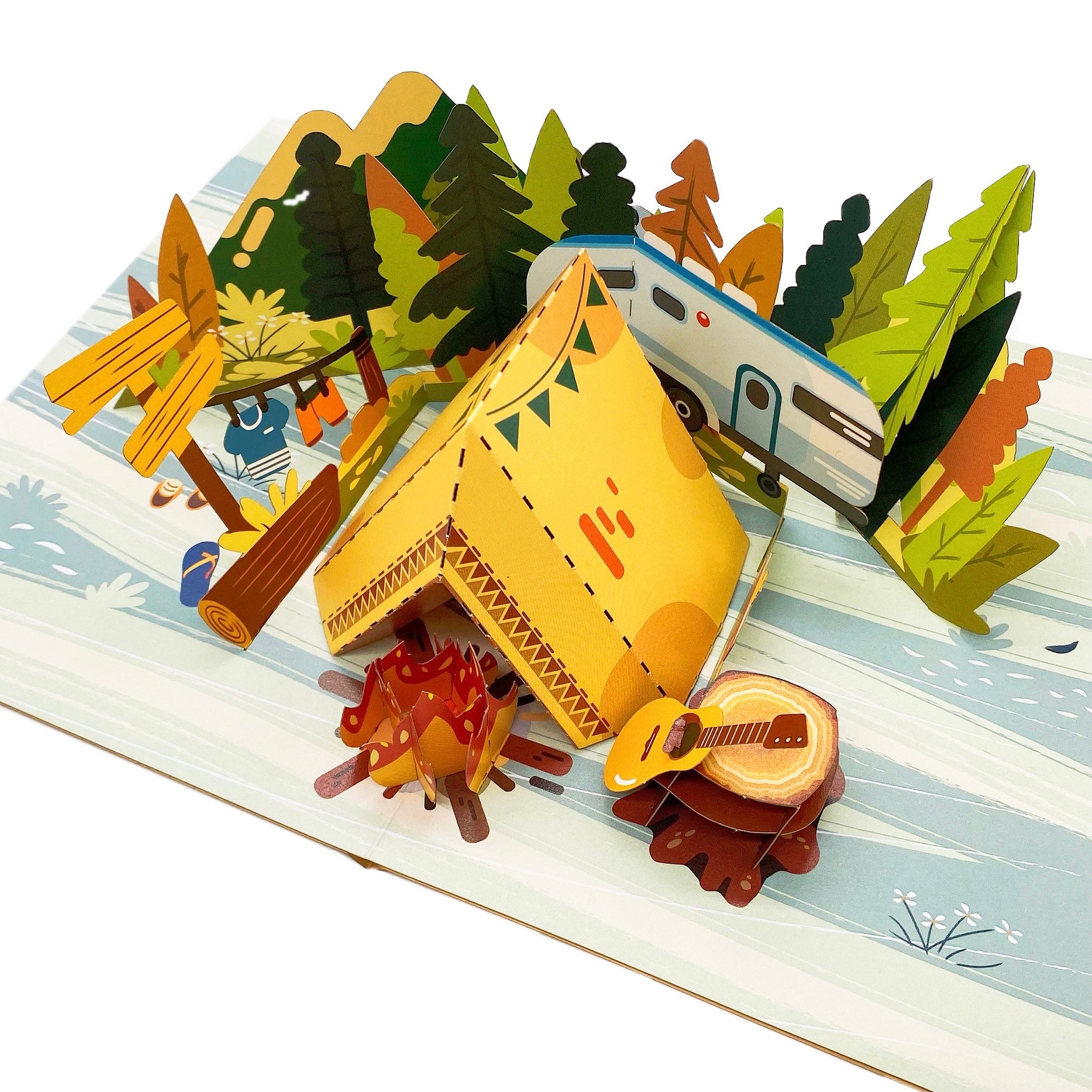 camping card Liif Camping Pop Up Card