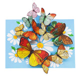 liif 3d greeting pop up card butterfly flying spring mother day sympathy