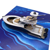 liif fishing boat 3d greeting pop up card retirement boss day gift handmade fathers day birthday dad men husband retirement 