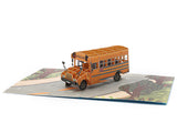 Liif School Bus Pop Up Card