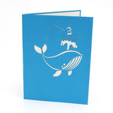 Fisherman Blue Pop Up Card