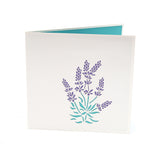 Lavender Blooms 3D Pop Up Card