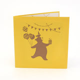 Party Bear Pop Up Card