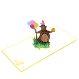 Party Bear Pop Up Card