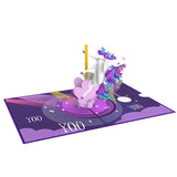 Liif Funny Unicorn Pop Up Card