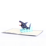 Jumping Shark Pop-up Card