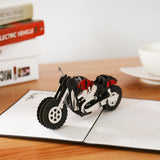 Motorcycle Mania Pop-up Card