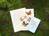 liif 3d greeting pop up card butterfly flying spring mother day sympathy
