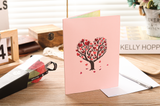 Love Tree Pop Up Card - Two Females