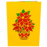 Liif Poinsettia Pop Up Card